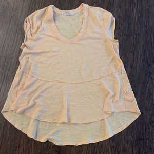 Free people yellow shirt